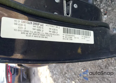 2012 Dodge Charger Police from USA, damaged, VIN 2C3CDXAG0CH257413